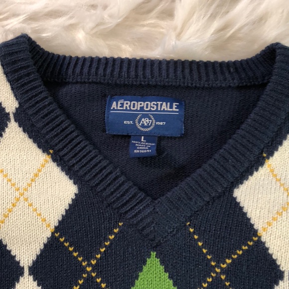 Aeropostale V-neck sweater size large - Picture 5 of 6